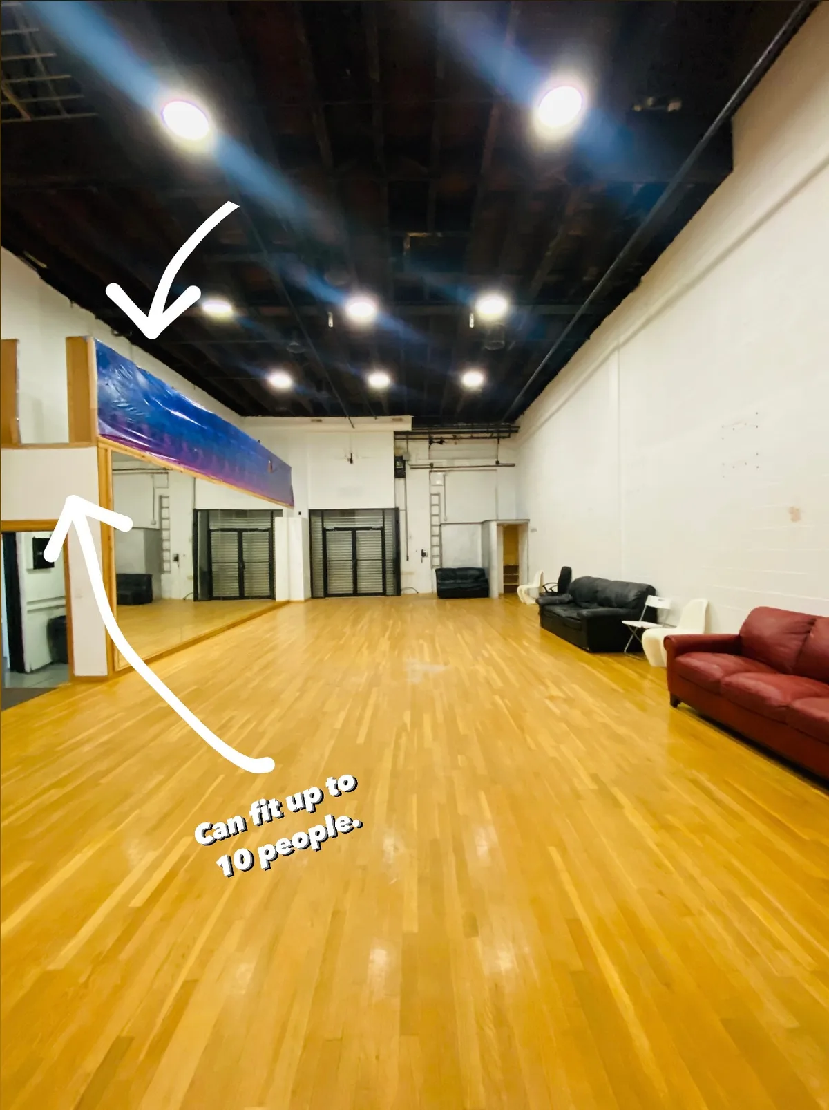 Versatile Dance Studio for Rehearsals and Photoshoots, 204 sqm, pop-up rental in Queens