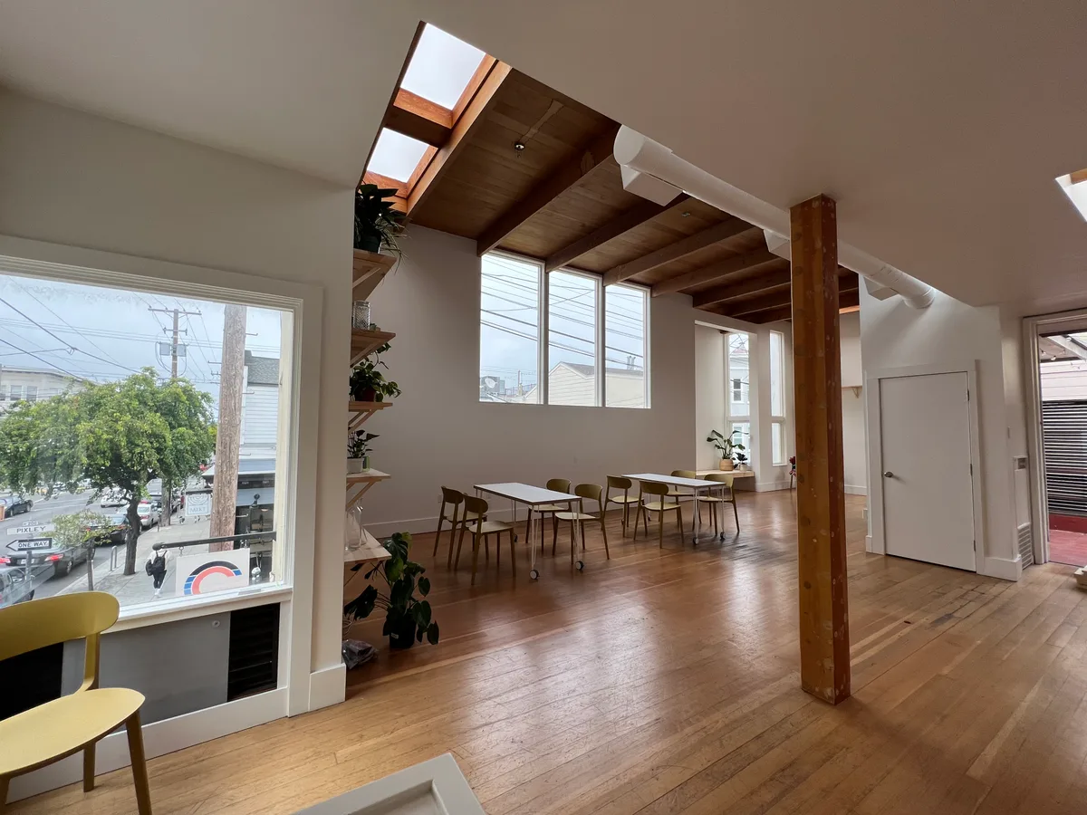 Versatile Event Space with Private Patio in San Francisco, 84 sqm, pop up store