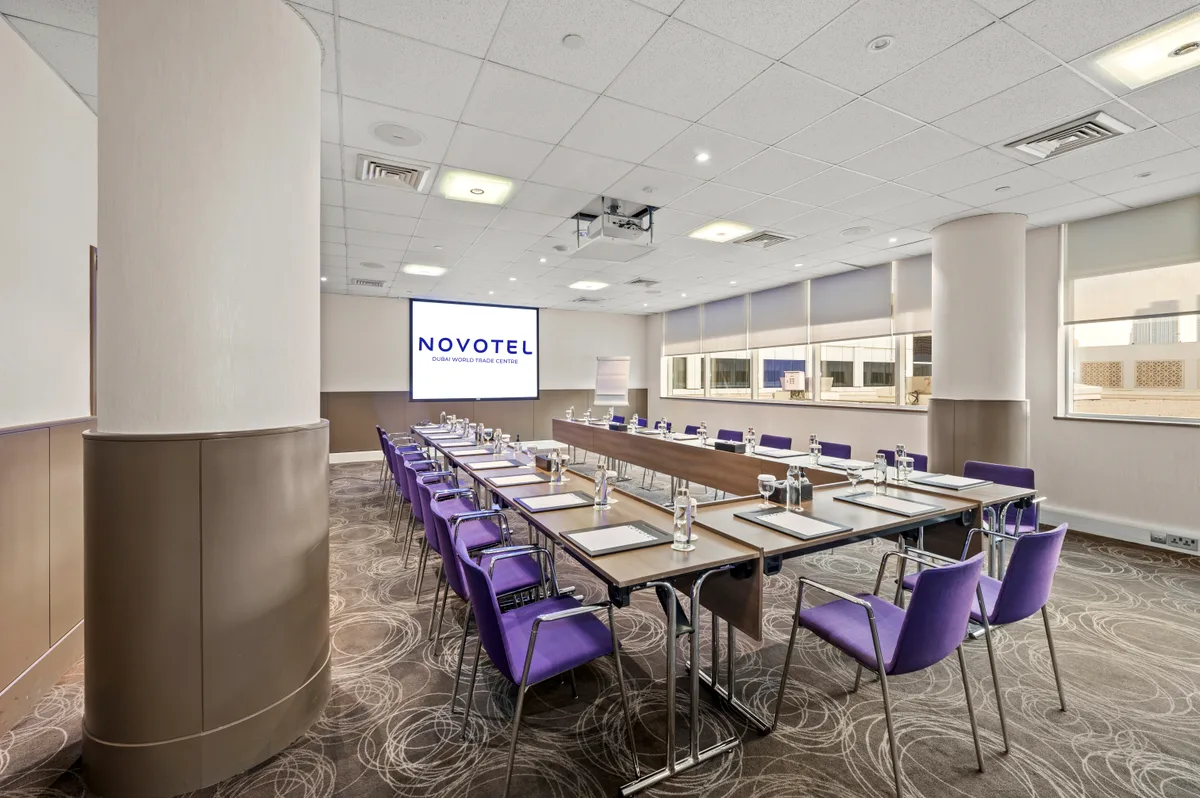 Versatile Event Spaces at Novotel World Trade Centre, Dubai, 97 sqm, corporate event, pop-up rental