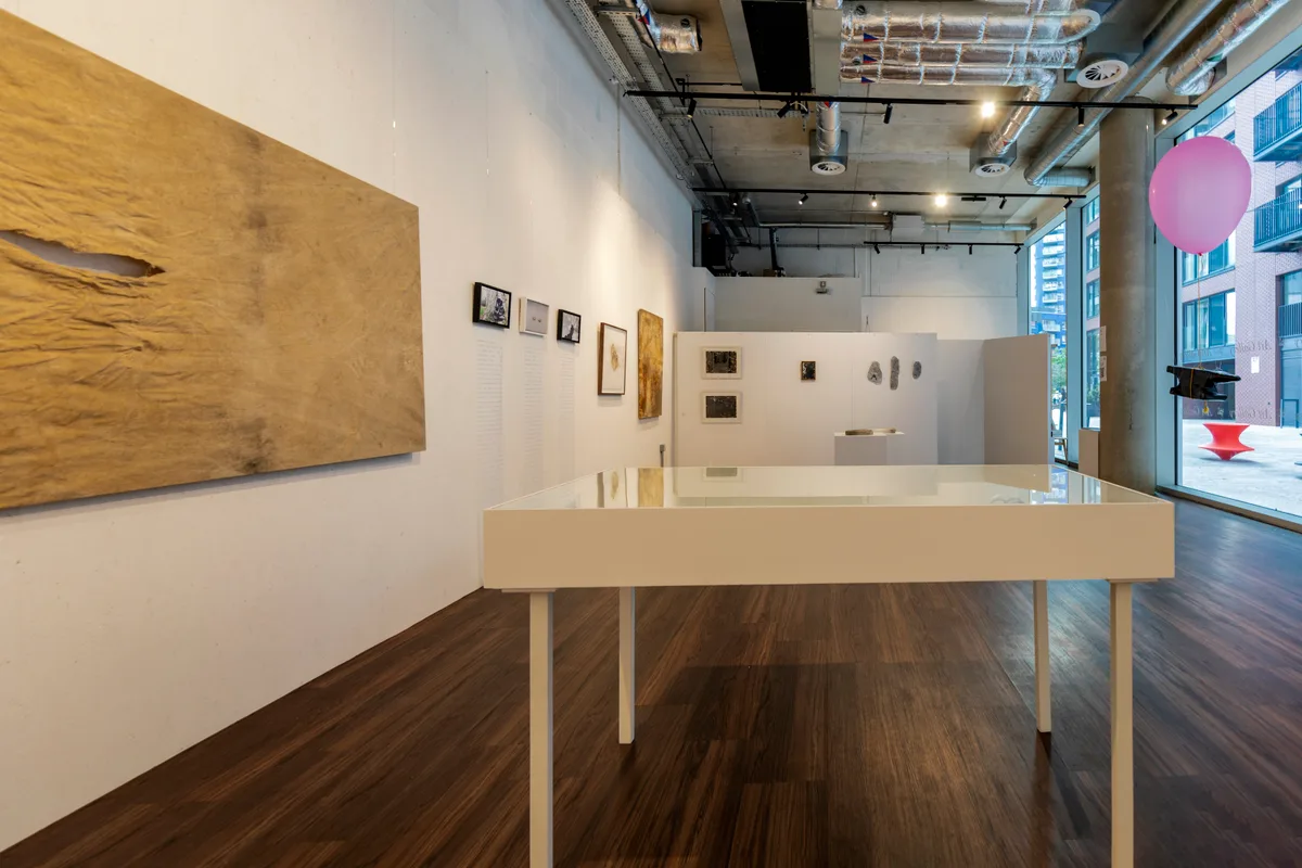 Versatile Gallery and Studio Space on London City Island, 102 sqm, art exhibition, pop-up rental, second interior view