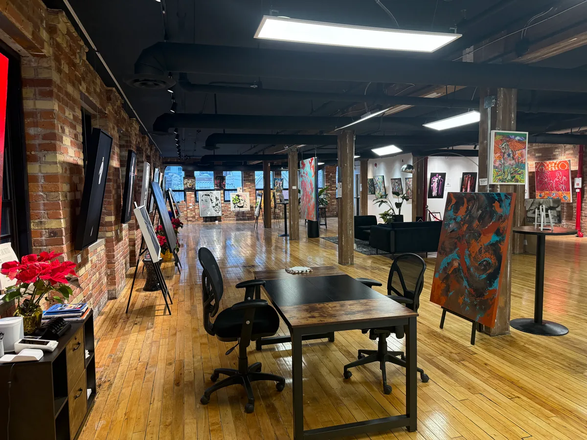 Versatile Gallery Space in Toronto, 307 sqm, art exhibition, pop-up rental, interior view