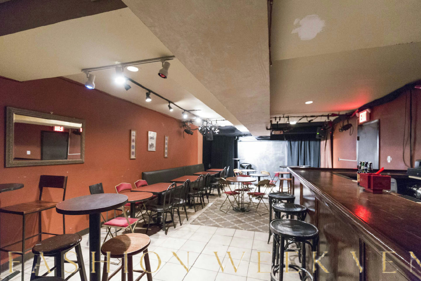 Versatile Historical Performing Arts Venue in West SoHo, 93 sqm, private event, pop-up rental in New York, interior view