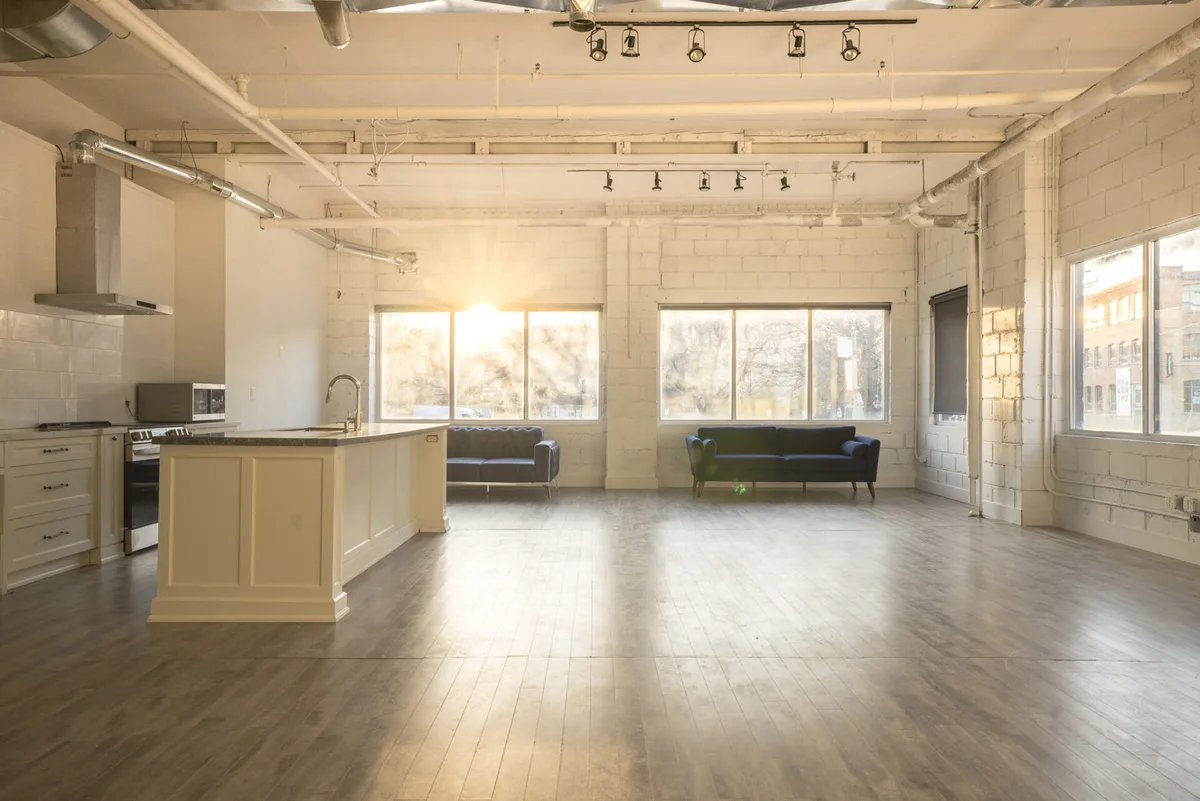 Versatile Kitchen Studio for Culinary Productions, 93 sqm, photo shoot, pop-up rental in Toronto, interior view