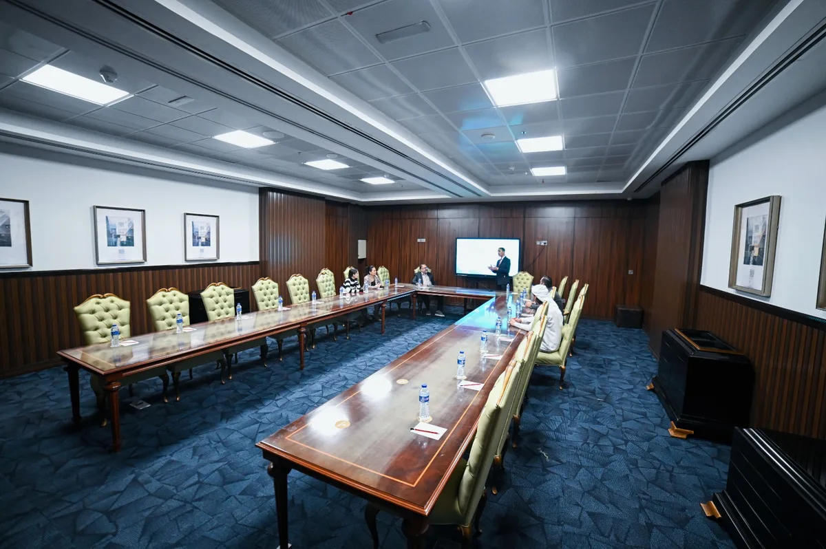 Versatile Modern Conference Hall for Corporate Events, 75 sqm, pop-up rental in Dubai, interior view