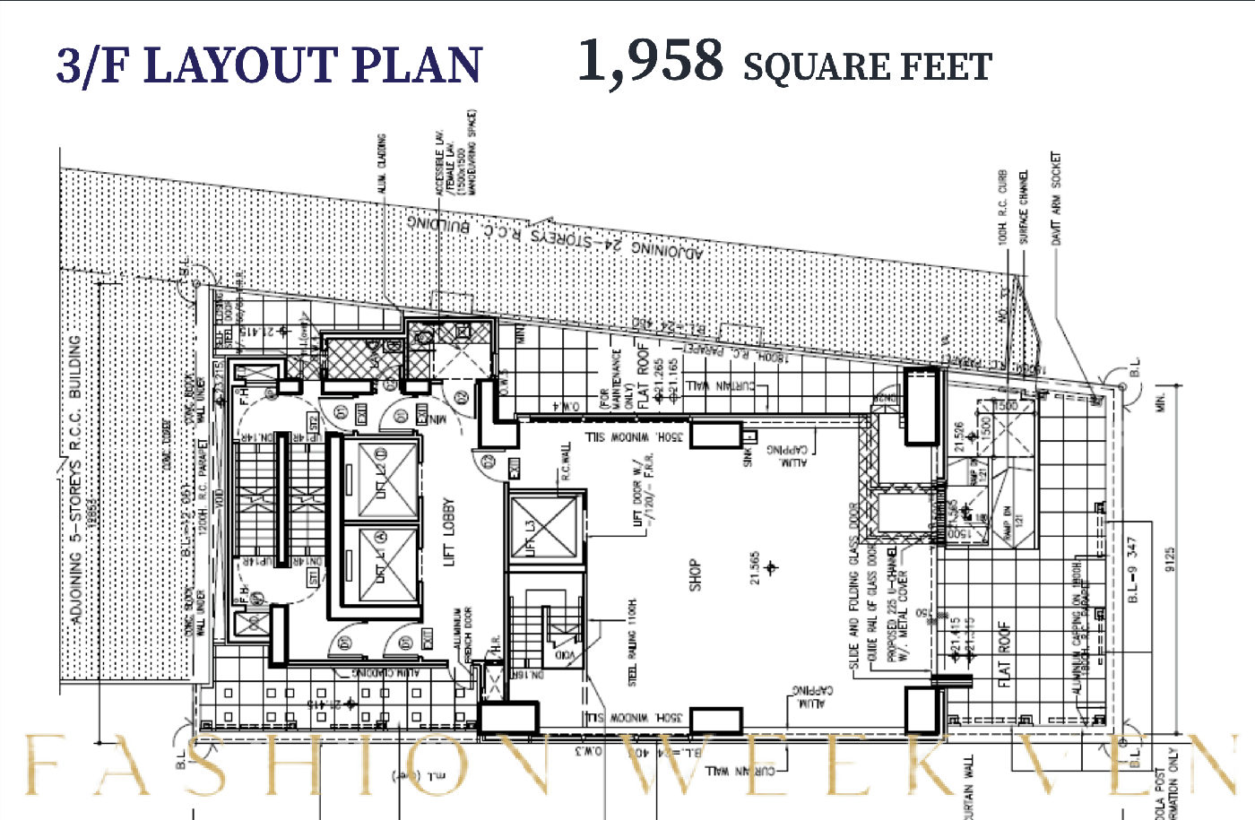 Versatile Retail/F&B Space with Flat Roof for Lease, 182 sqm, retail activation, pop-up rental in Hong Kong, interior view