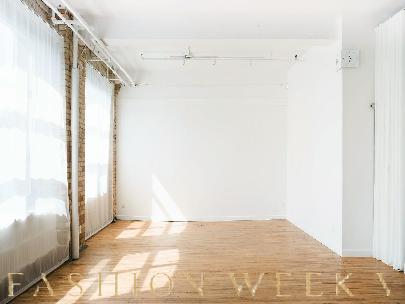 Versatile Studio Space for Fashion Events, 70 sqm, fashion pop up in Toronto, interior view