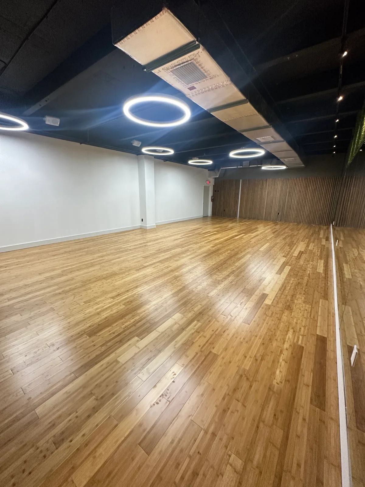 Versatile Studio Space for Fitness and Artistic Activities, 86 sqm, retail activation, pop-up rental in Miami, interior view