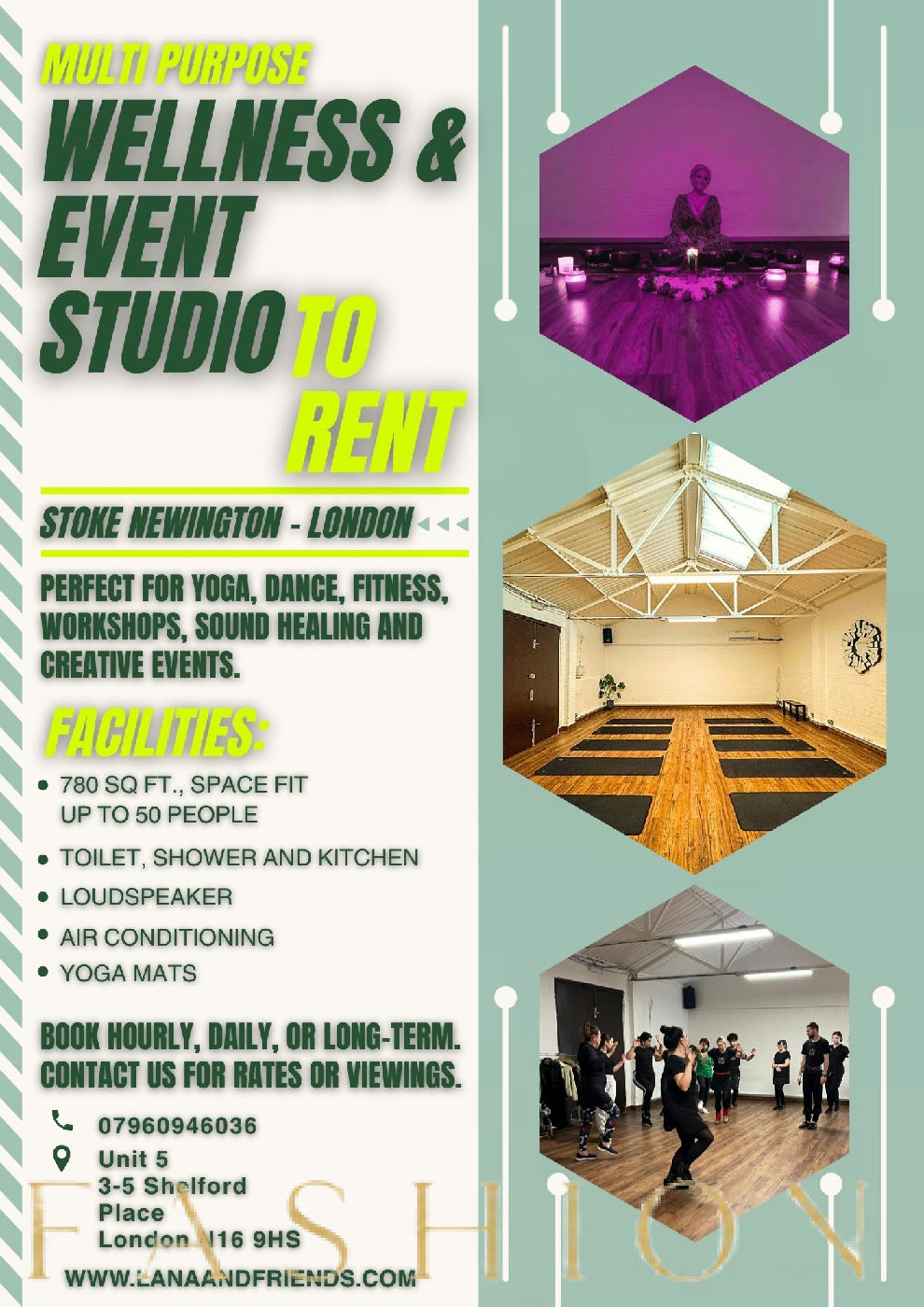 Versatile Studio Space for Workshops in Stoke Newington, 73 sqm, creative workshop, pop-up rental in Greater London, third i…