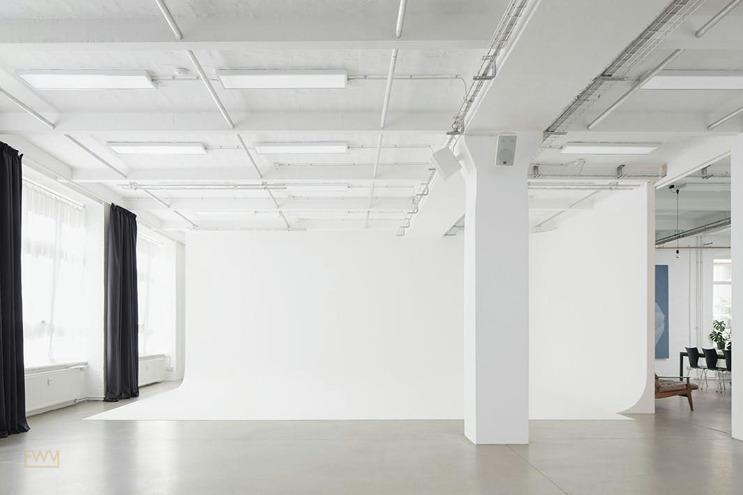 White Box Showroom and Event Space in Neukölln, Berlin, 220 sqm, pop up store