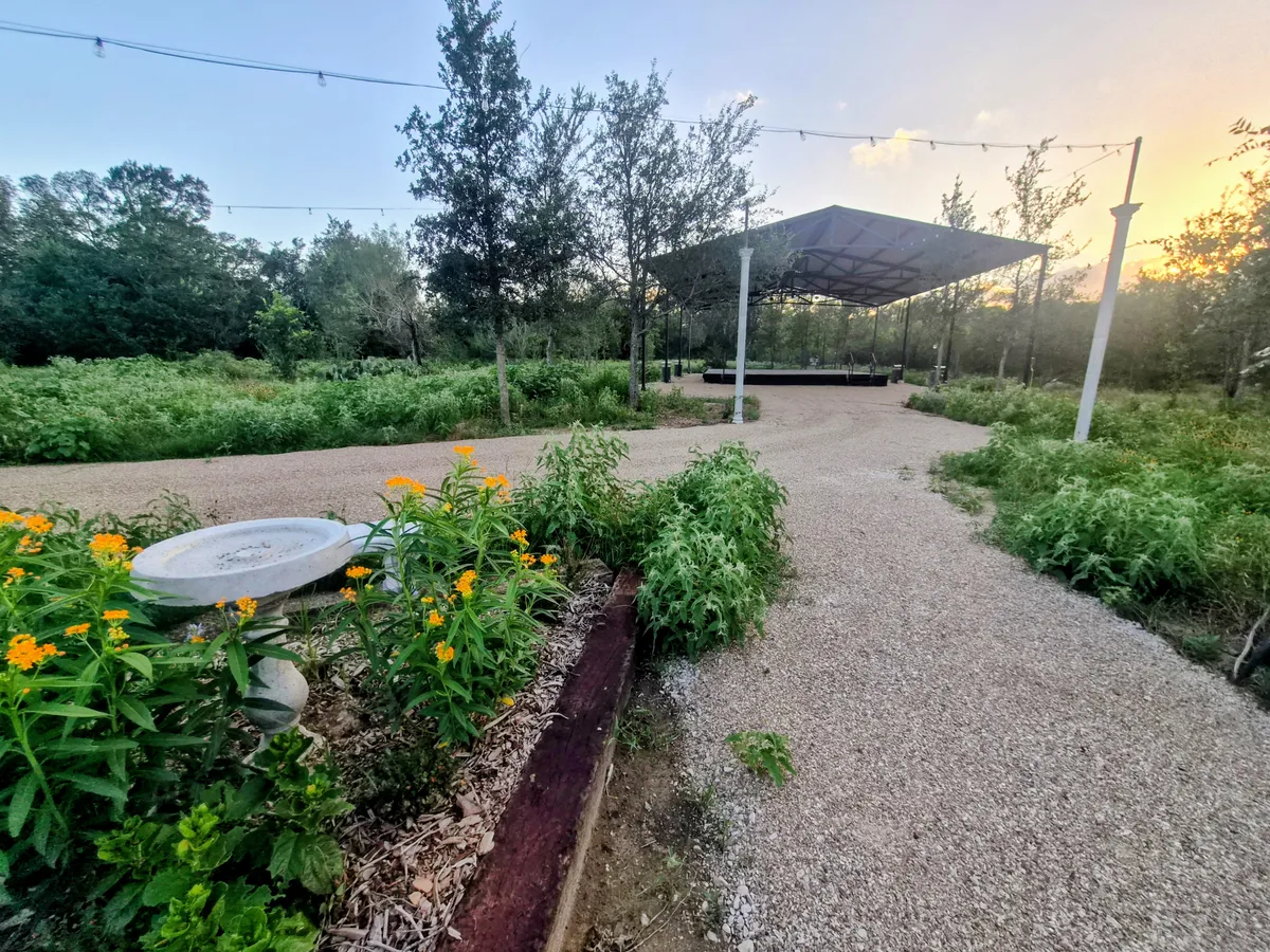 Women-Owned Solar-Powered Event Pavilion, 223 sqm, art exhibition, pop-up rental in Bastrop