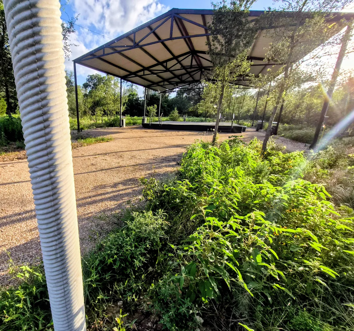 Women-Owned Solar-Powered Event Pavilion, 223 sqm, art exhibition, pop-up rental in Bastrop, additional interior view